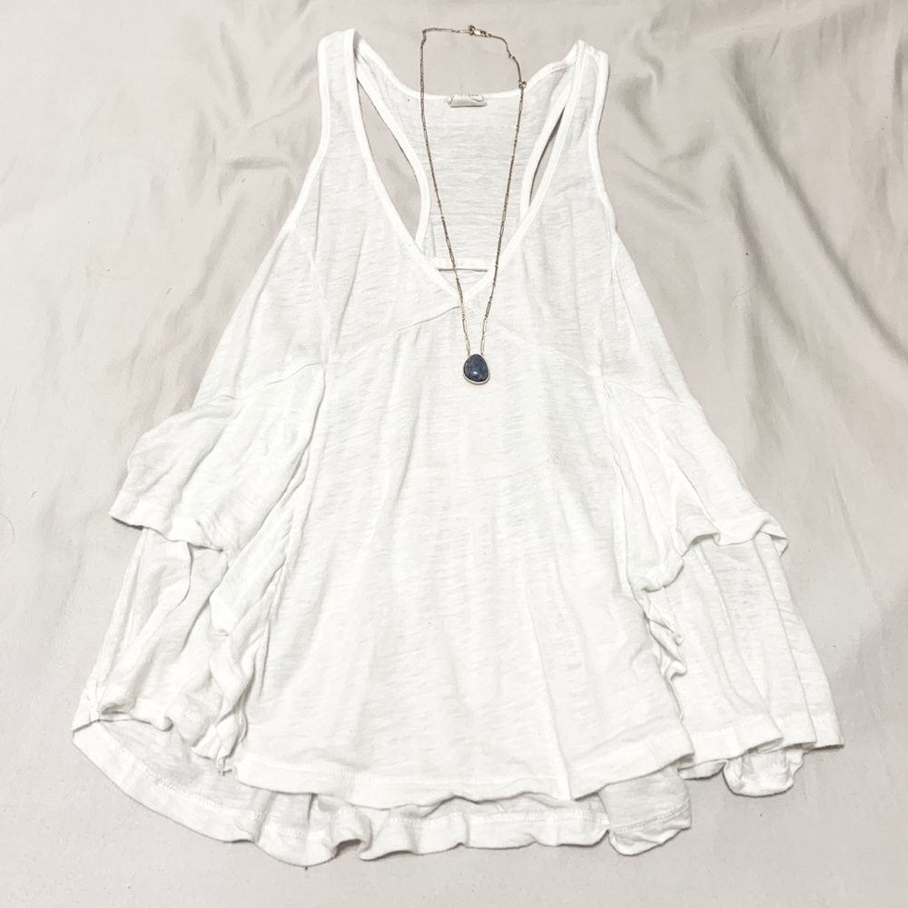 White tank top